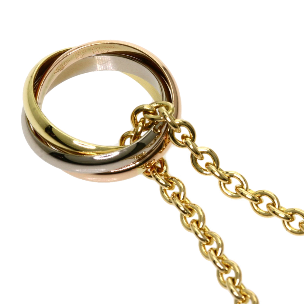 

Cartier Trinity 18K Yellow, Rose and White Gold Necklace