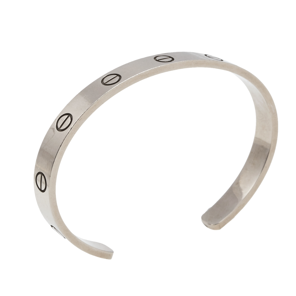 

Cartier Love 18K White Gold Open Cuff Bracelet 17