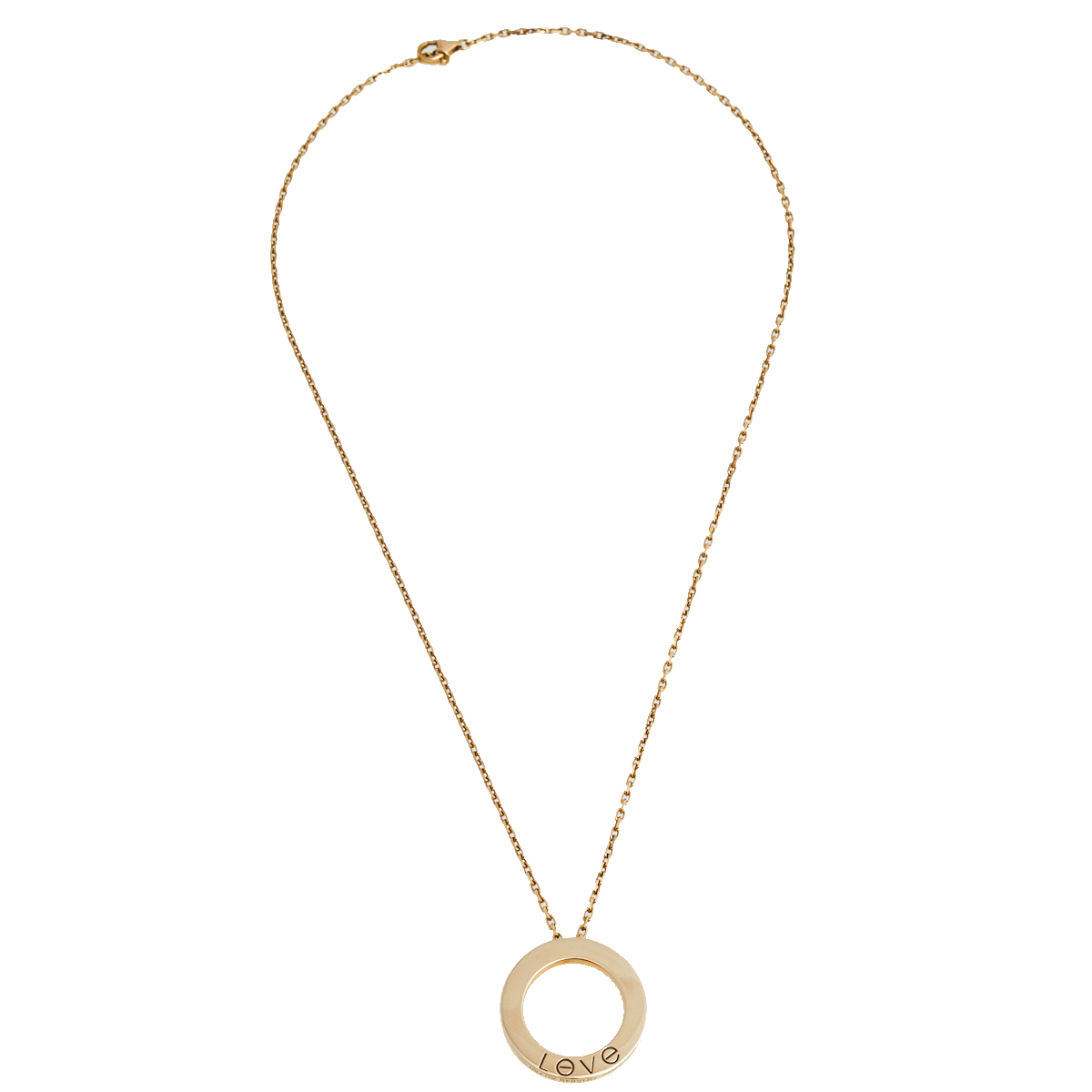 

Cartier Love 18K Rose Gold Pendant Necklace
