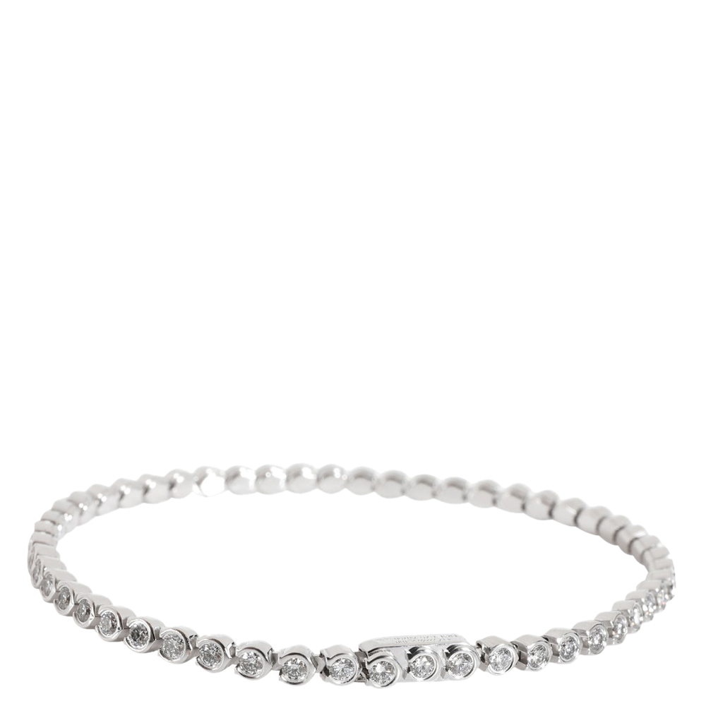 

Cartier C De Cartier 18K White Gold Diamond Bracelet 6.5