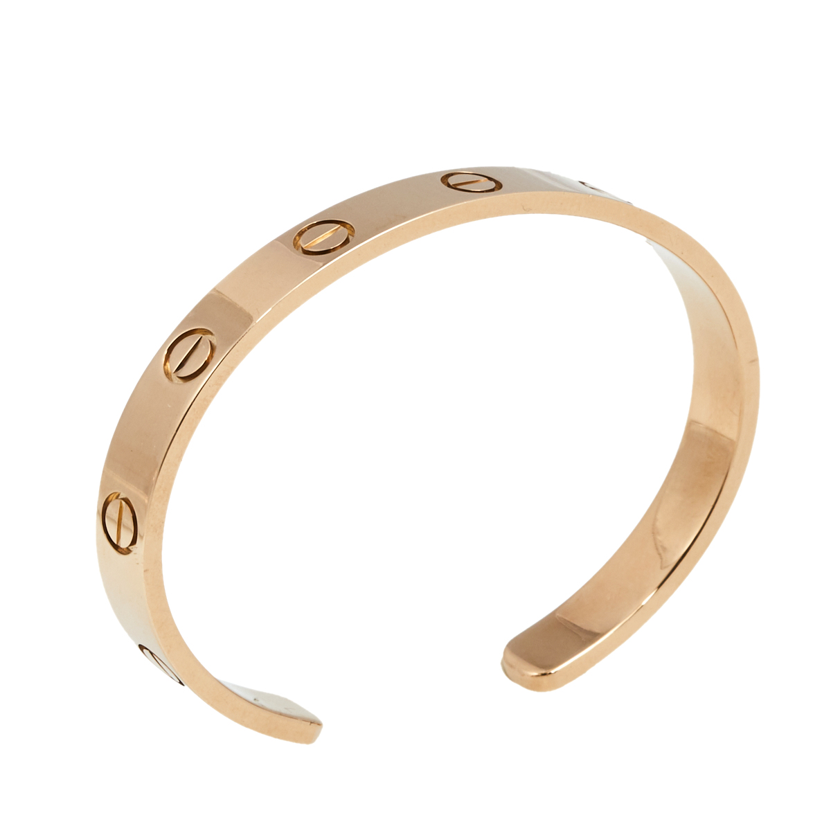 

Cartier Love 18K Rose Gold Open Cuff Bracelet 16