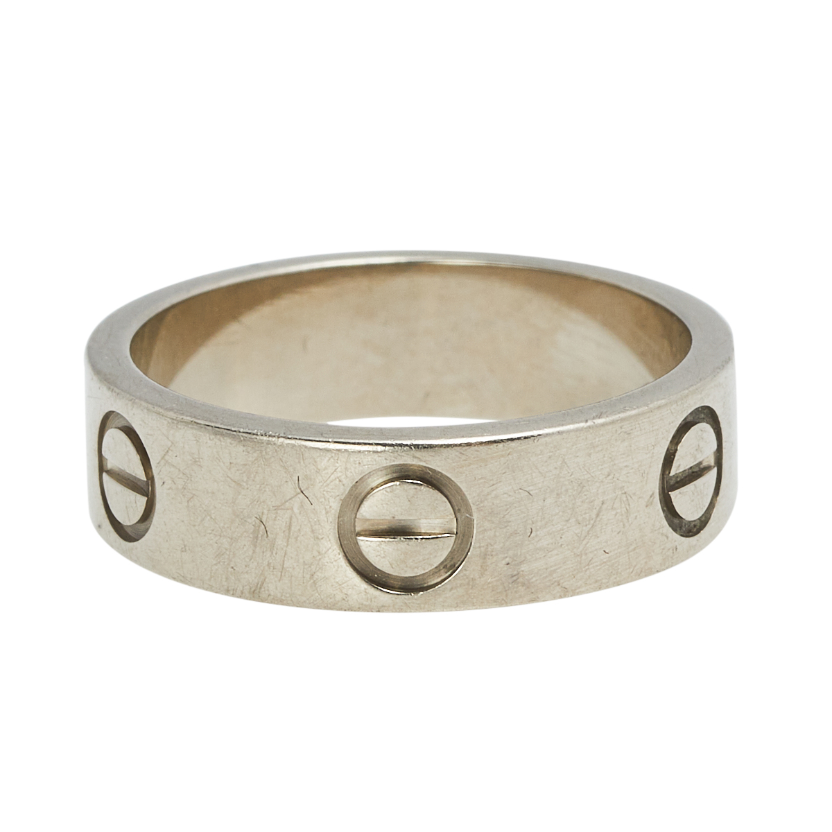 

Cartier Love 18K White Gold Ring Size