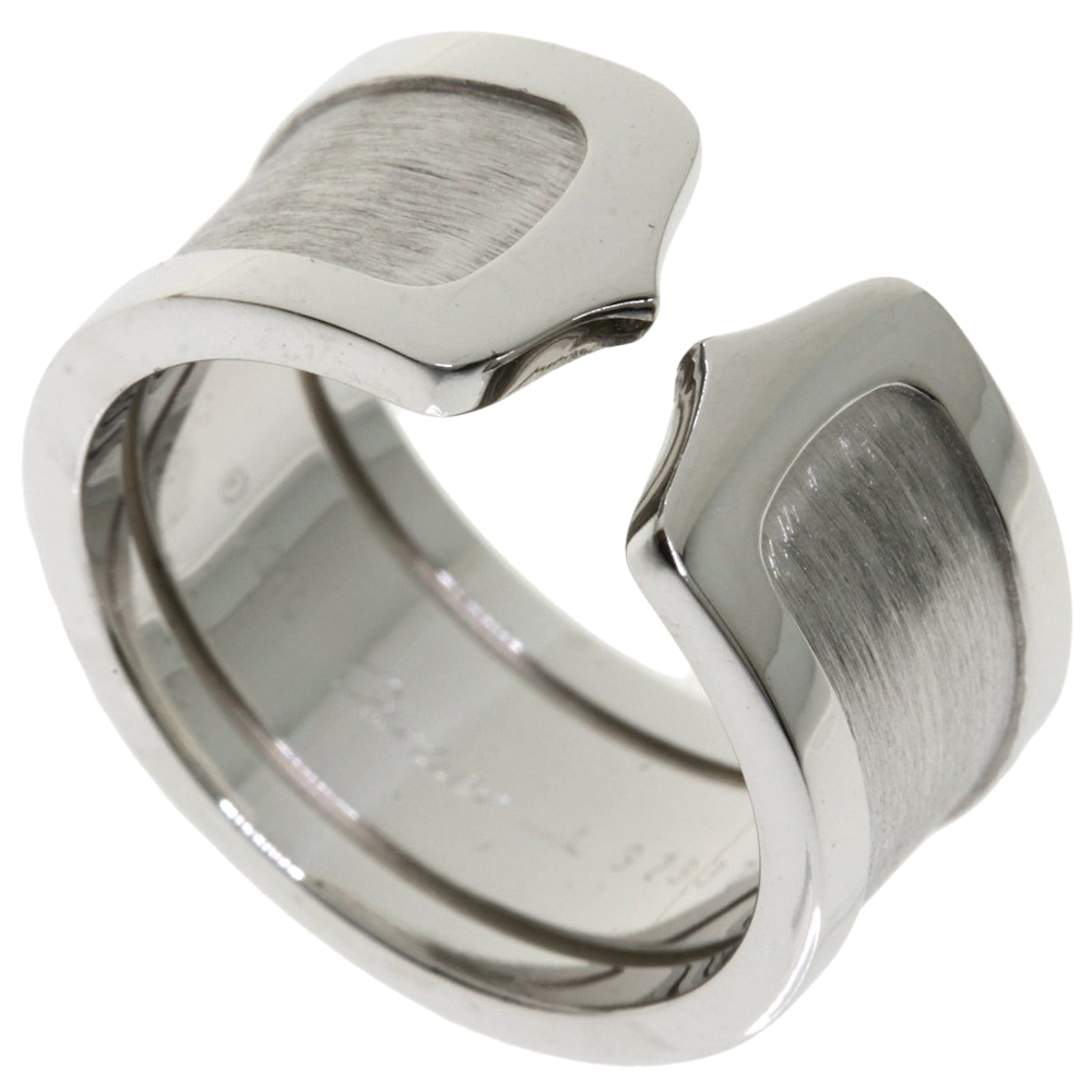 

Cartier Double C 18K White Gold Ring EU