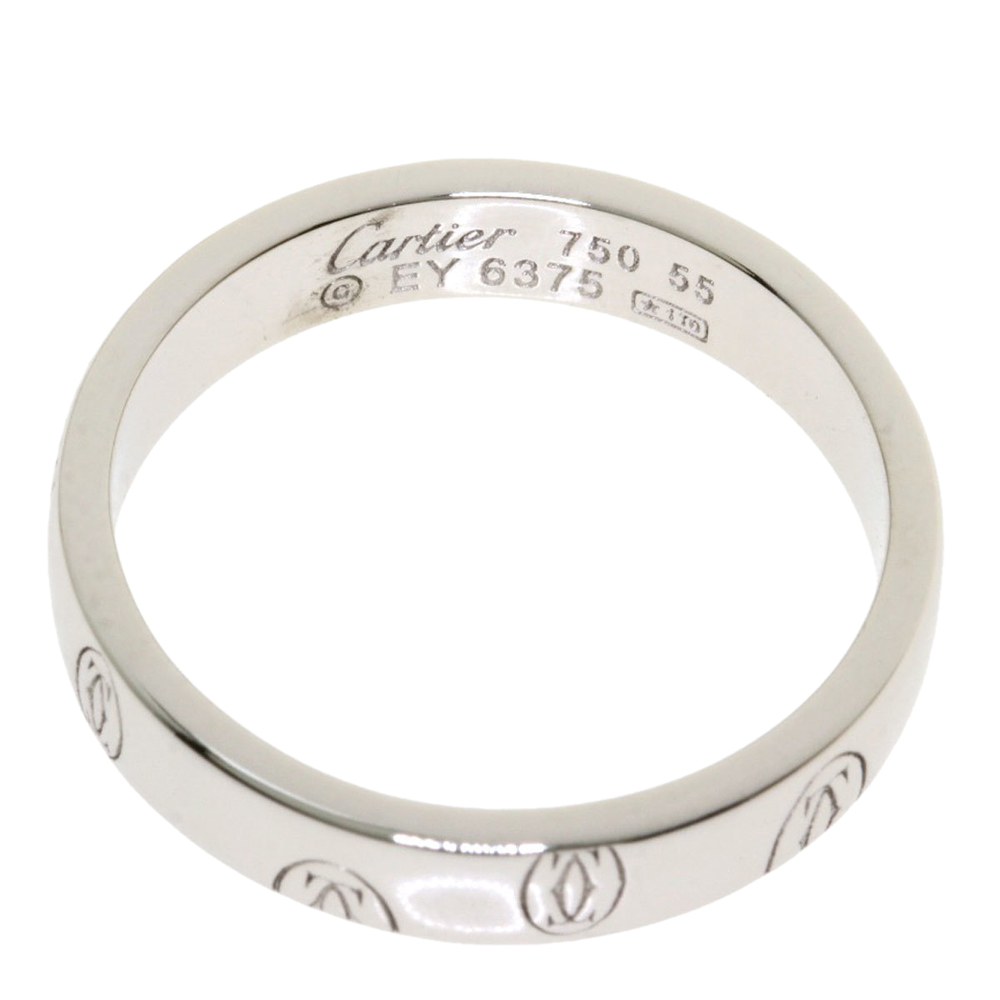 

Cartier Happy Birthday 18K White Gold Ring EU