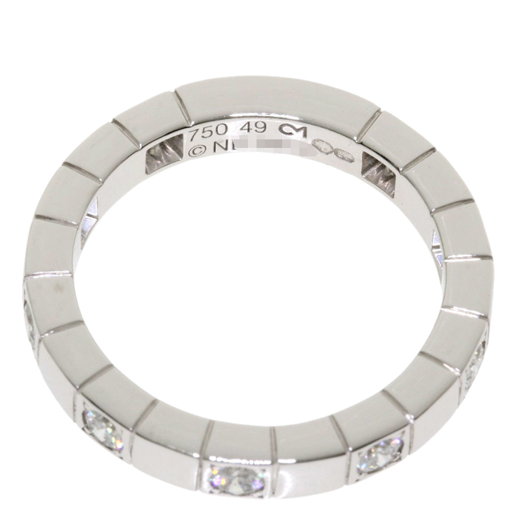 

Cartier Lanieres 18K White Gold Diamond Ring EU
