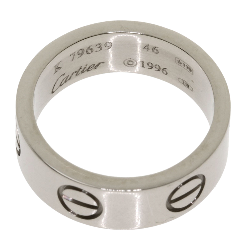 

Cartier Love 18K White Gold Ring EU
