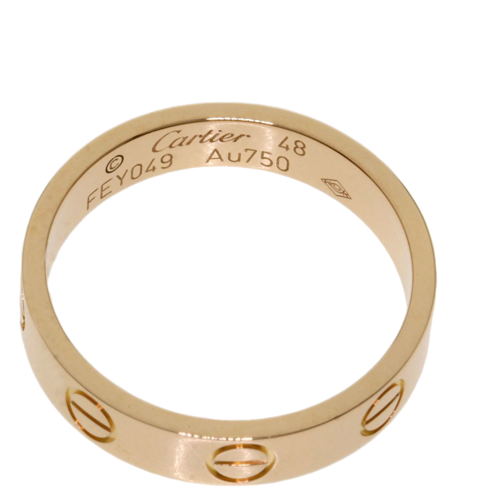 

Cartier Love 18K Rose Gold Ring EU