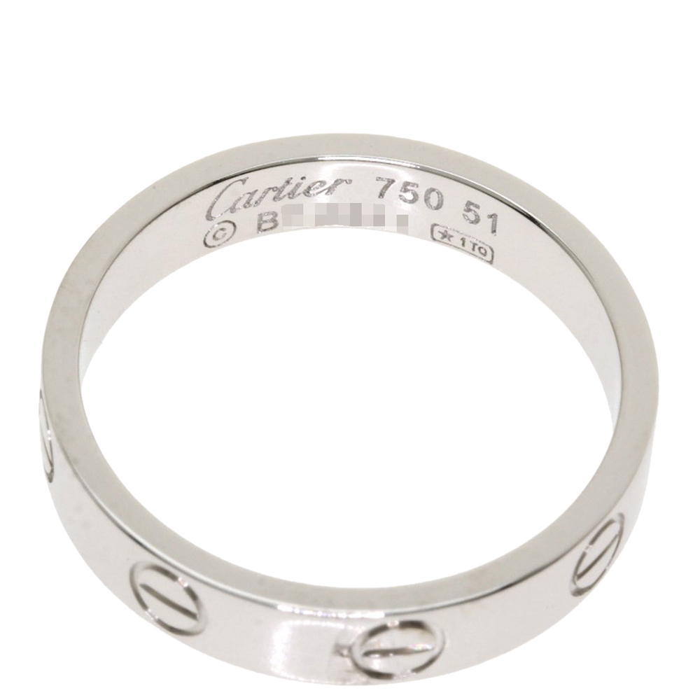 

Cartier Love 18K White Gold Ring EU