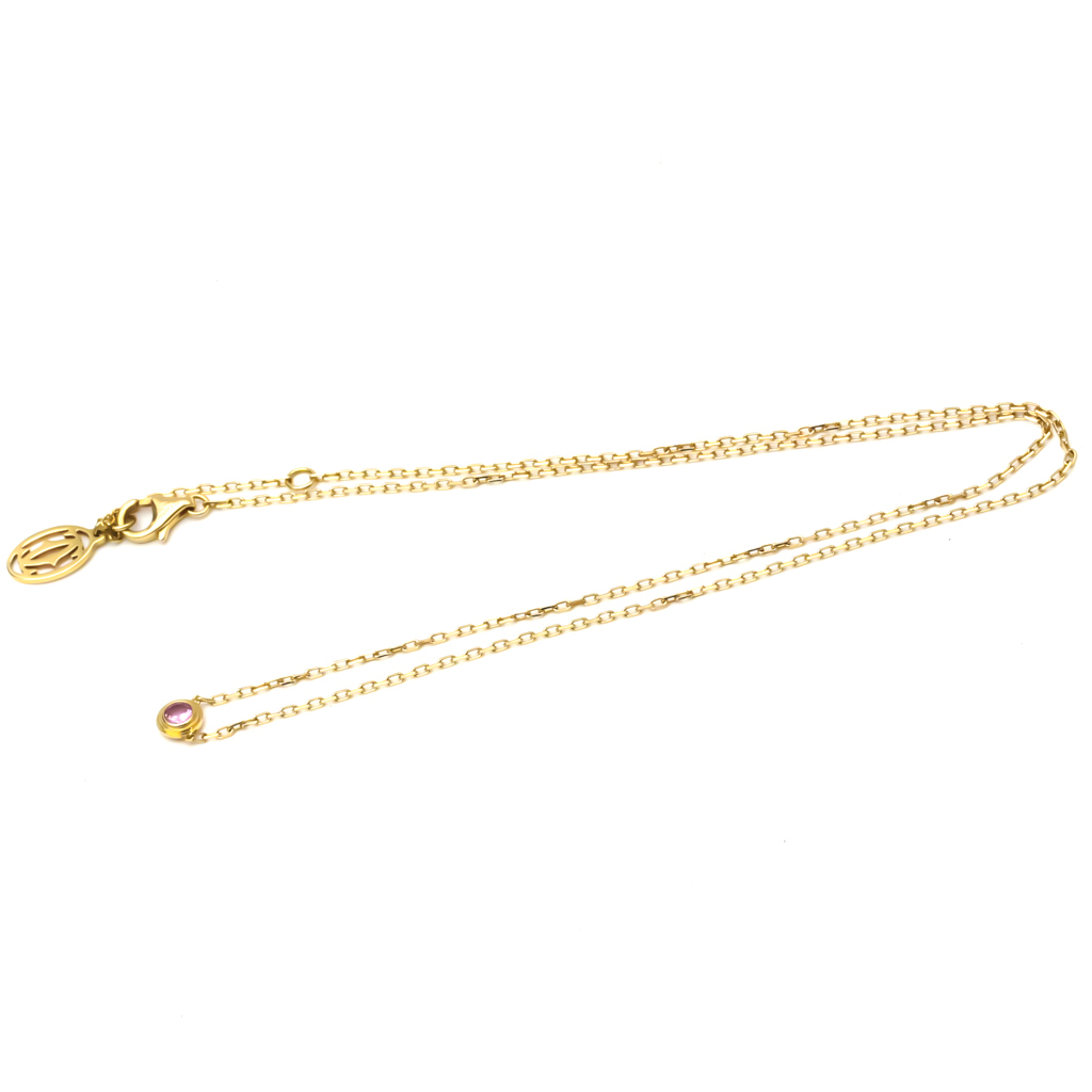 

Cartier Legers De Cartier 18K Rose Gold Sapphire Necklace