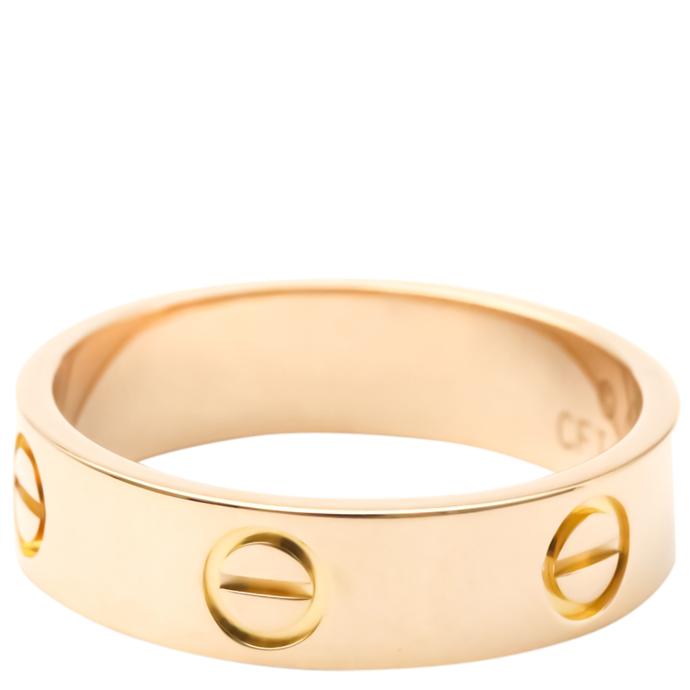 

Cartier Love 18K Rose Gold Ring EU