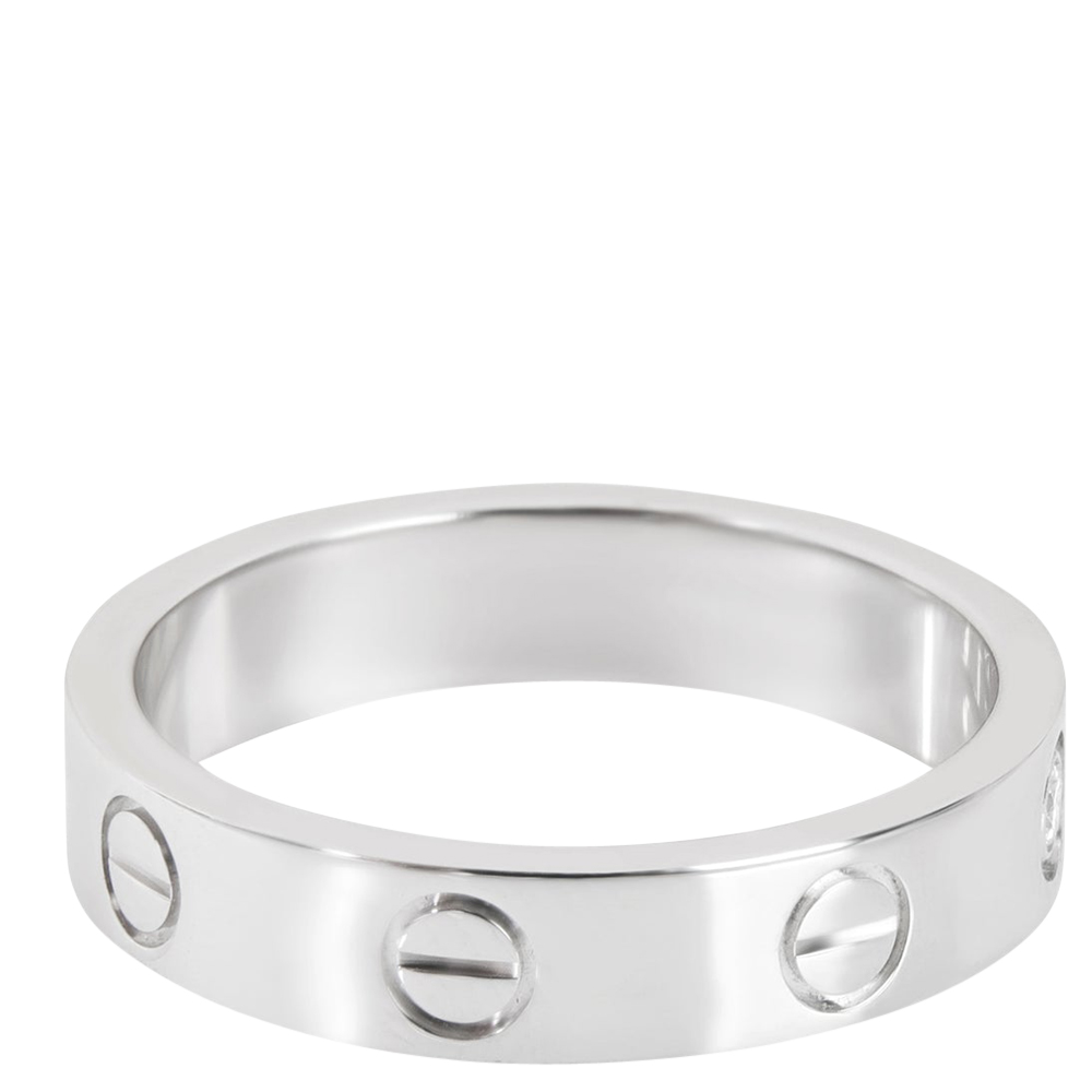 

Cartier Love 18K White Gold Diamond Ring EU