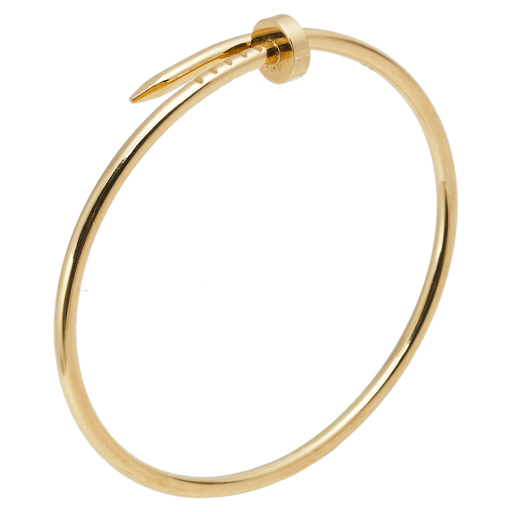 

Cartier Juste Un Clou 18K Yellow Gold SM Bracelet 16