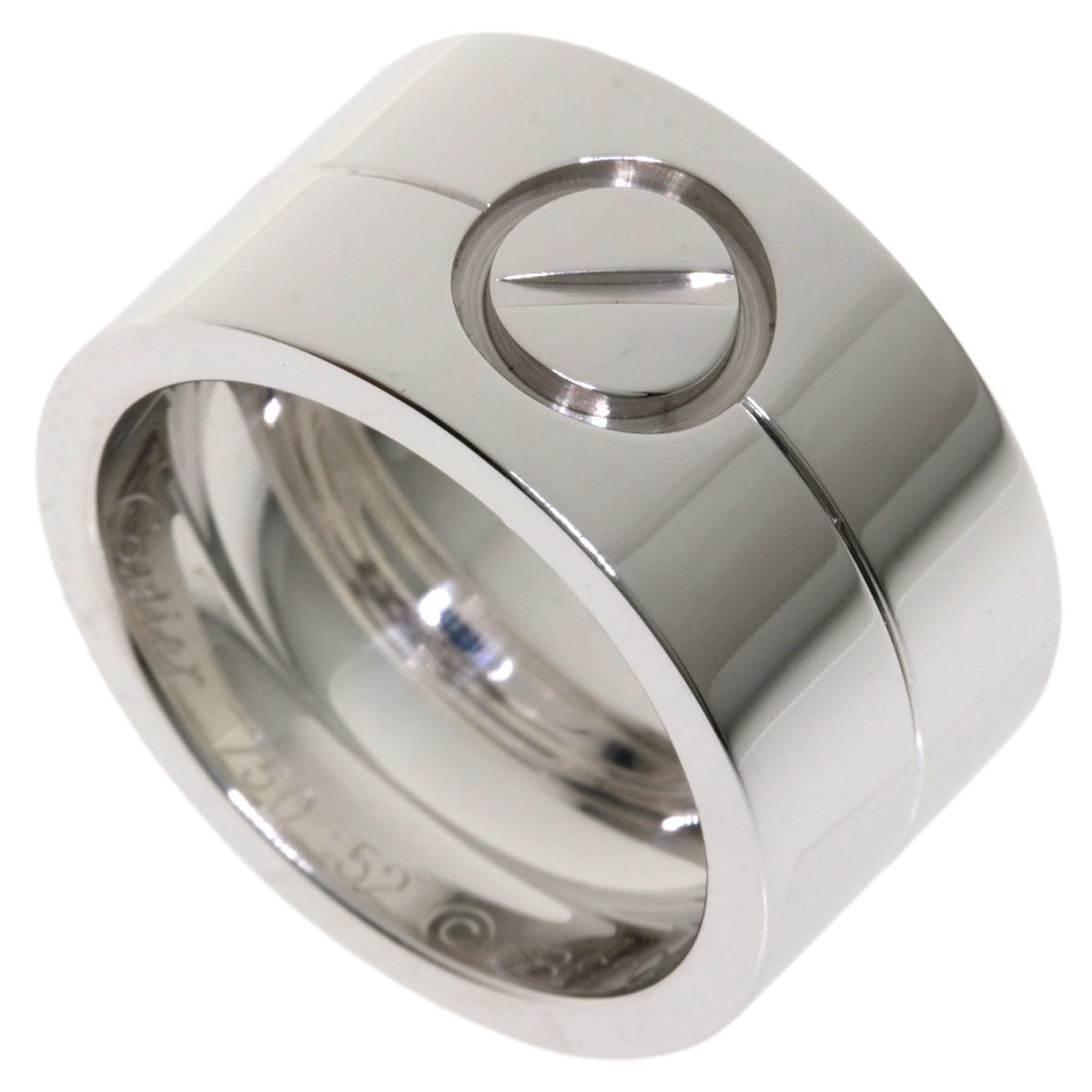 

Cartier Wide Love 18K White Gold Ring EU