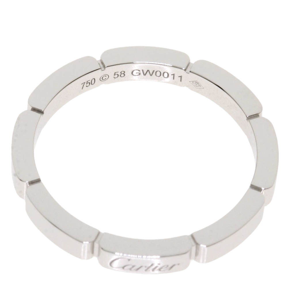 

Cartier Maillon Panthere 18K White Gold Ring EU