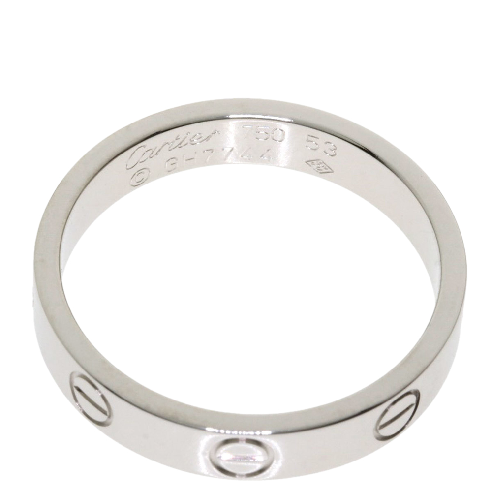 

Cartier Love 18K White Gold Ring EU