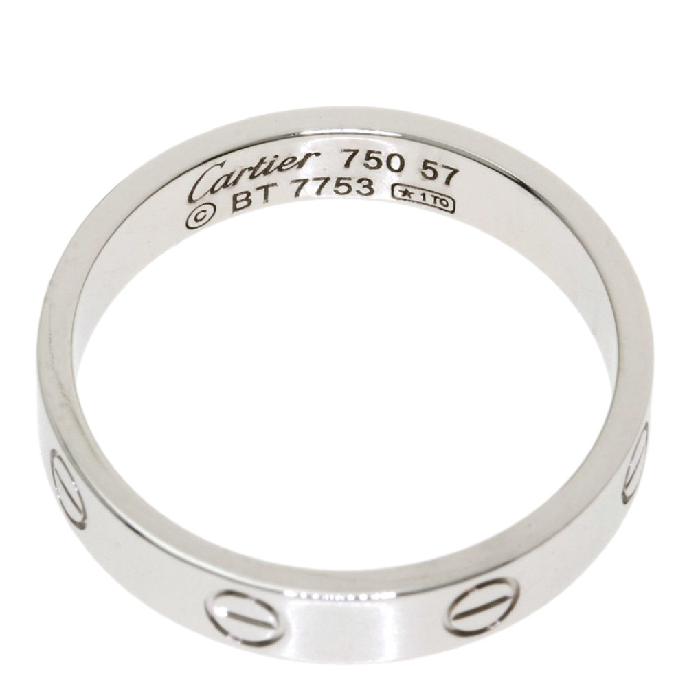 

Cartier Love 18K White Gold Ring EU