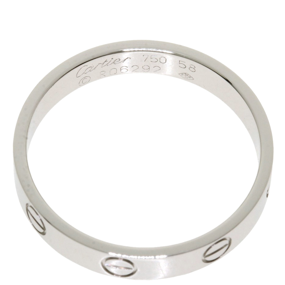 

Cartier Love 18K White Gold Ring EU