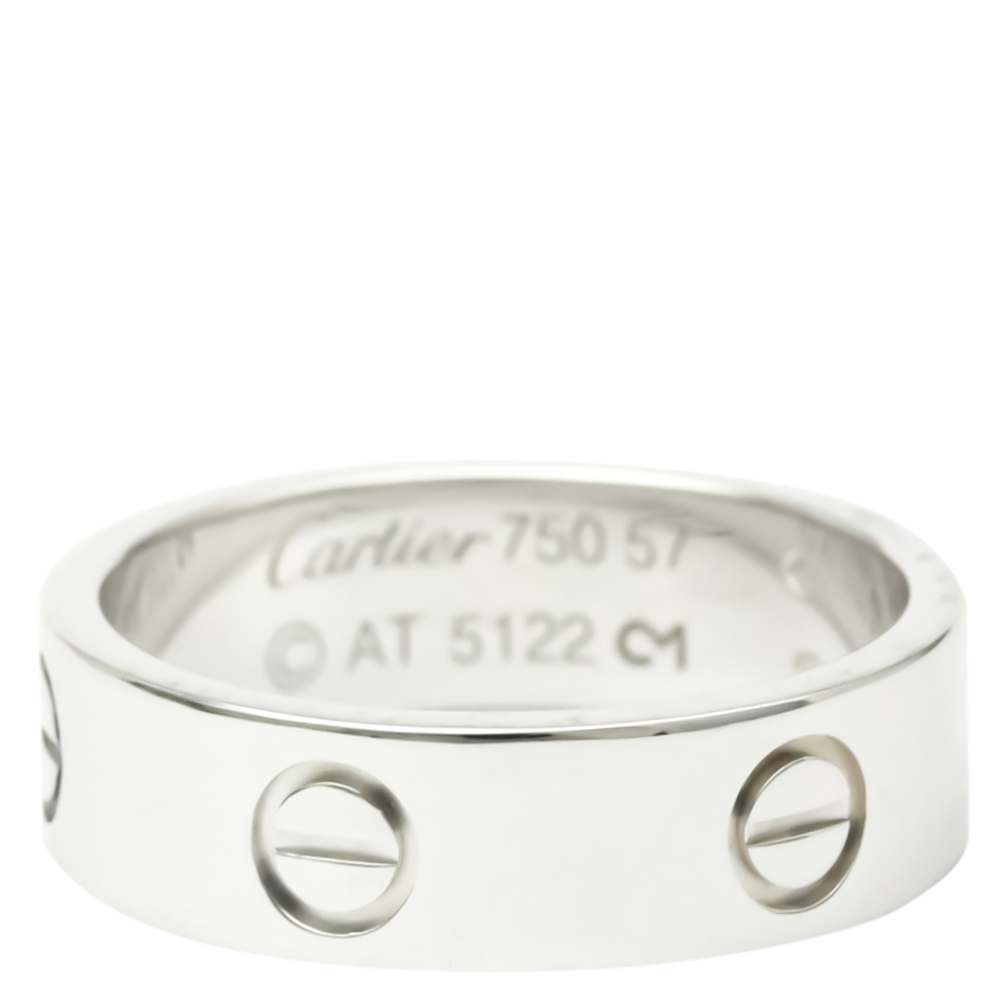 

Cartier Love 18K White Gold Ring EU