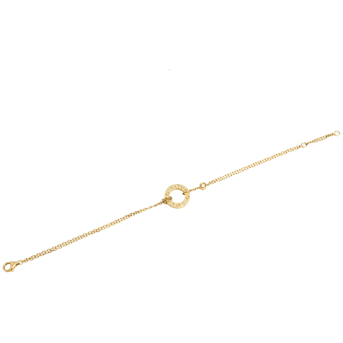 

Cartier Love Diamond 18K Yellow Gold Bracelet