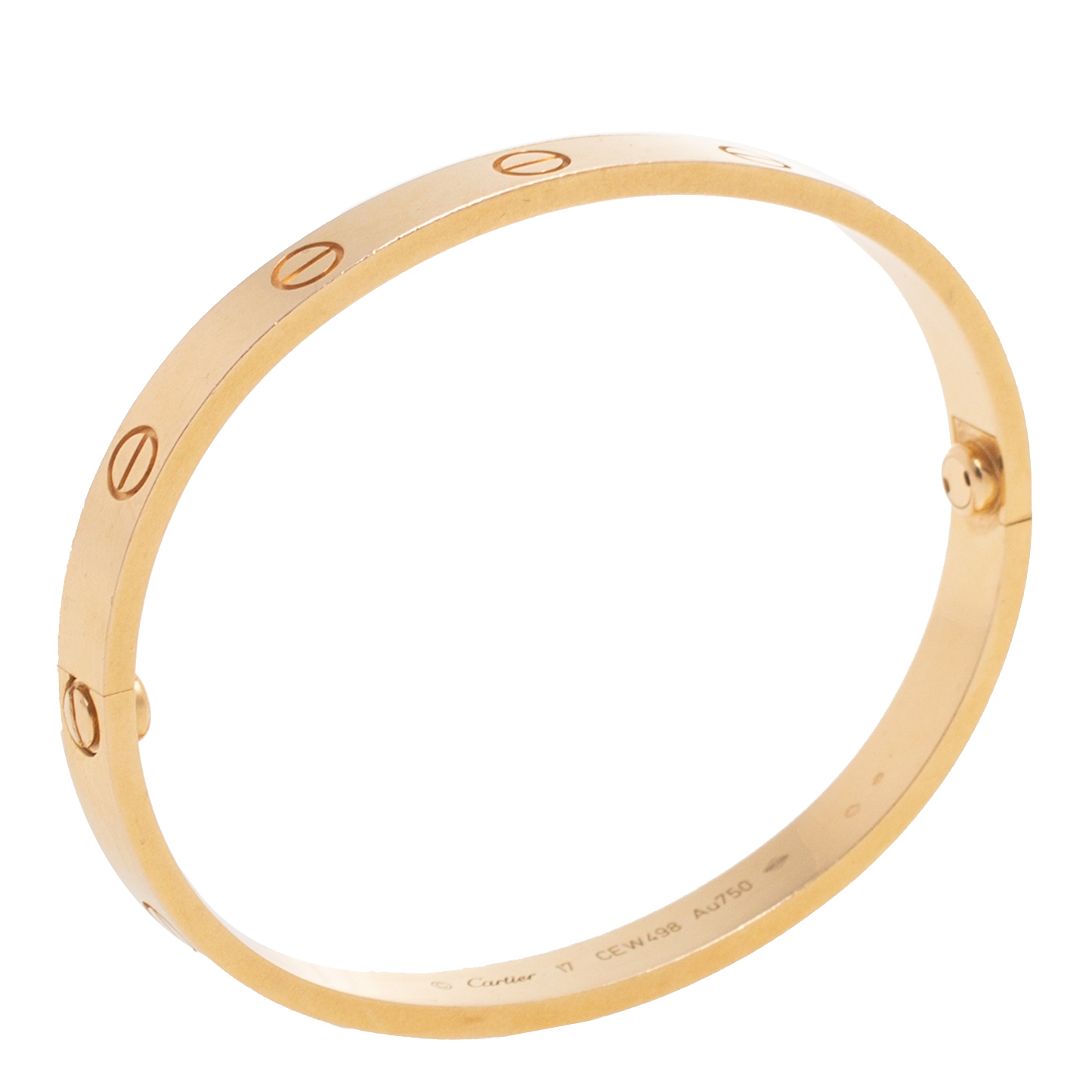 

Cartier Love 18k Yellow Gold Bracelet Size