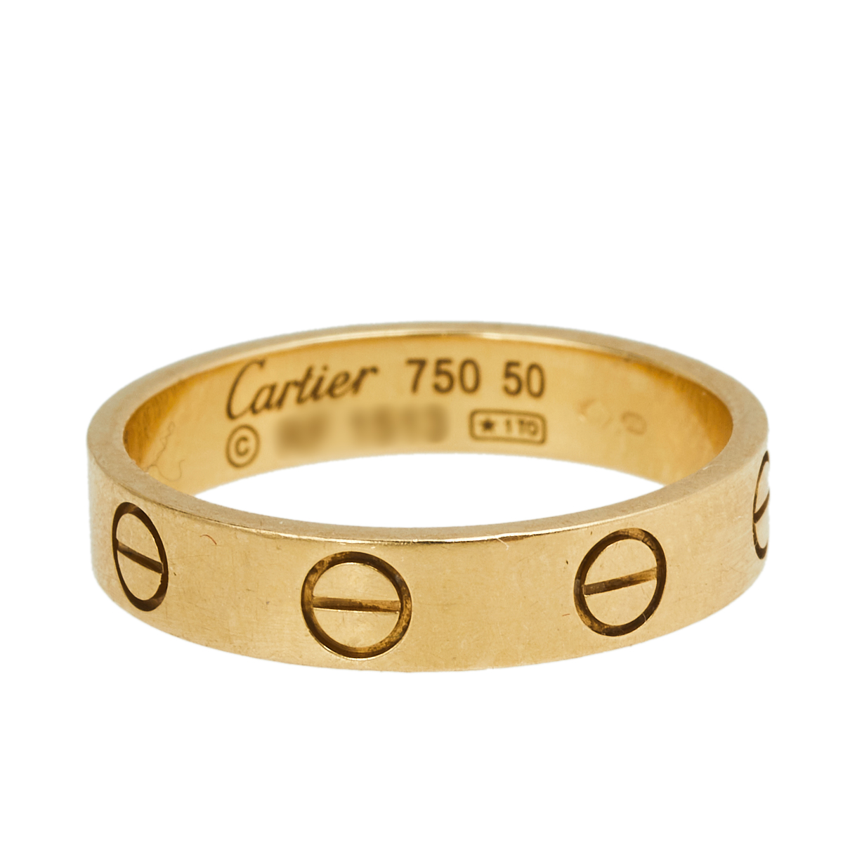 

Cartier Love 18k Yellow Gold Wedding Band Ring Size
