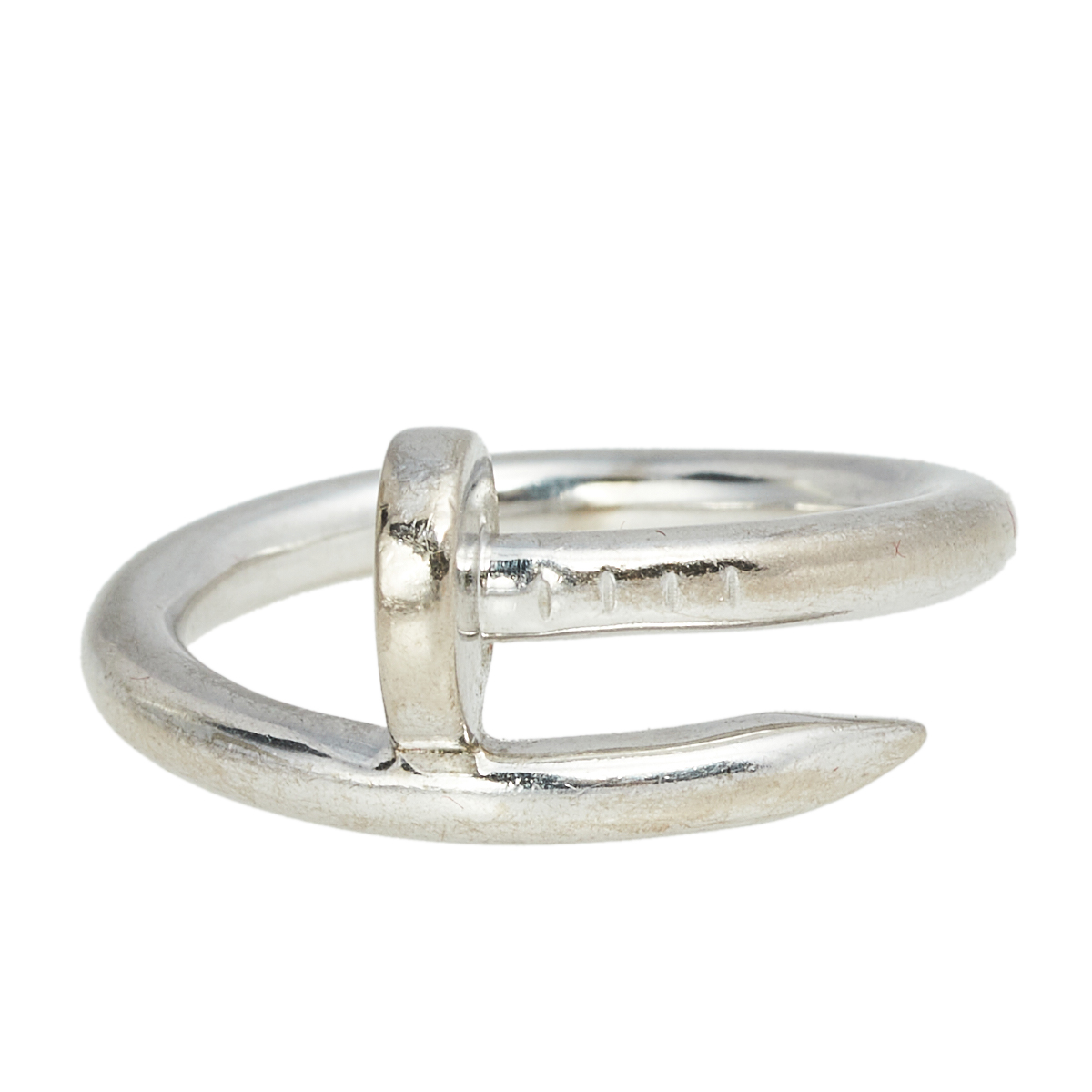 

Cartier Juste Un Clou 18k White Gold Ring Size