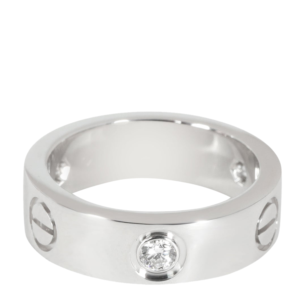

Cartier Love 18K White Gold Diamond Ring EU