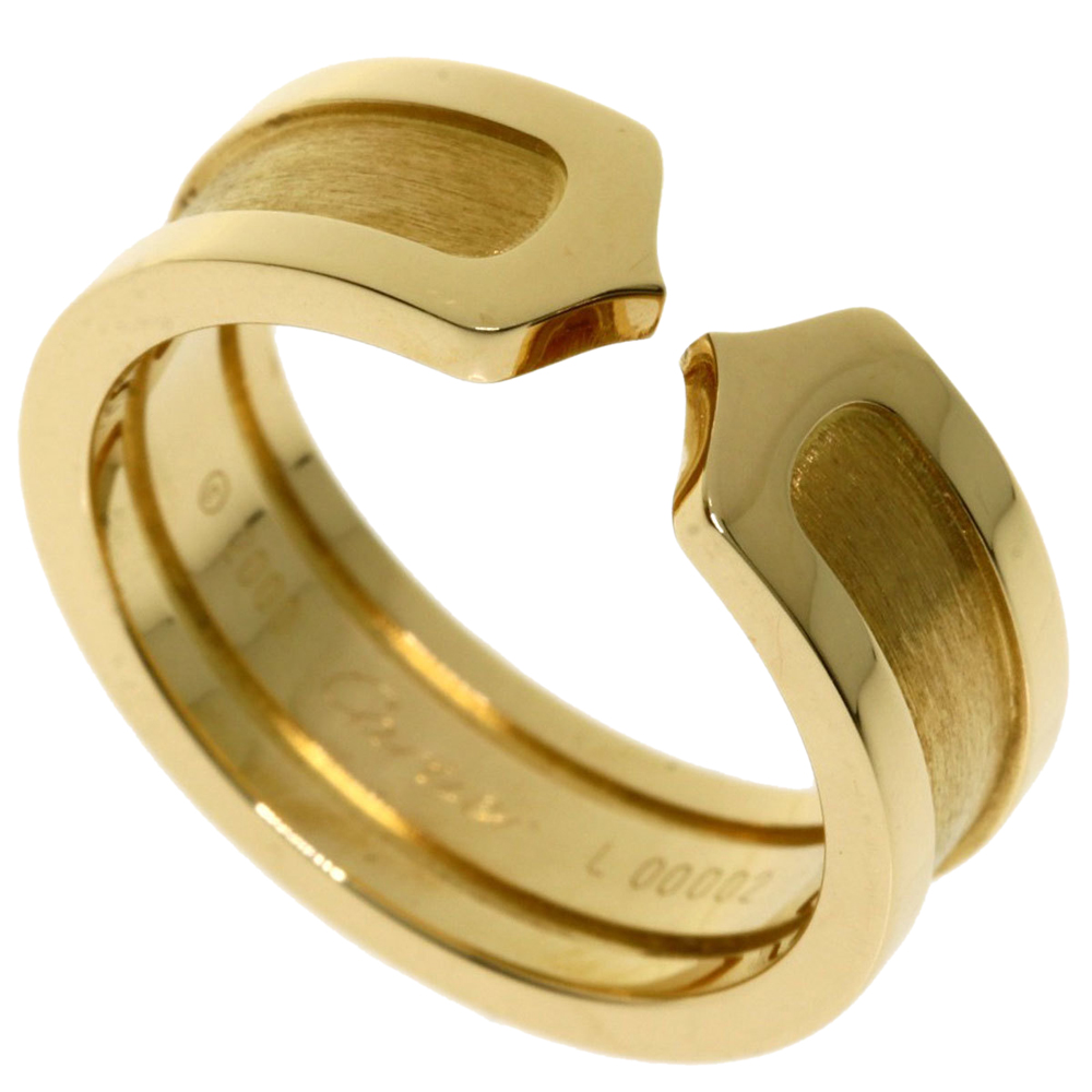 

Cartier Double C 18K Yellow Gold Ring EU