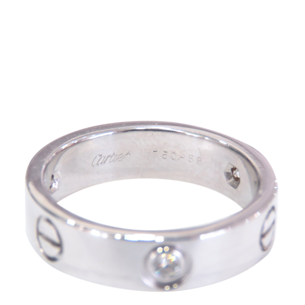 

Cartier Love 18K White Gold Diamond Ring EU