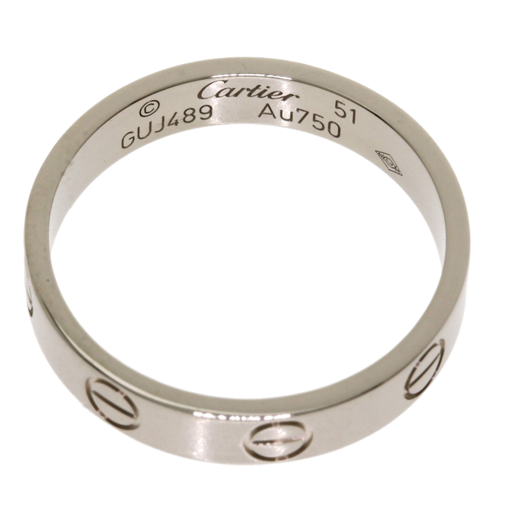 

Cartier Love 18K White Gold Ring EU