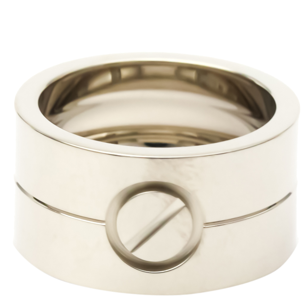 

Cartier High Love 18K White Gold Ring EU