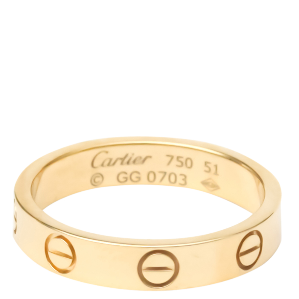 

Cartier Love 18K Rose Gold Ring EU