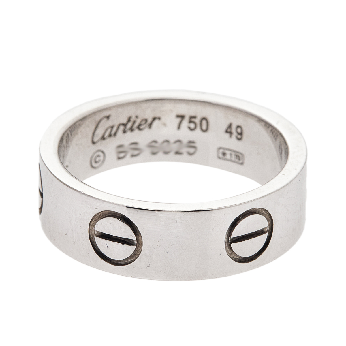 

Cartier Love 18K White Gold Ring EU