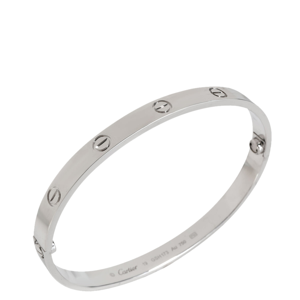 

Cartier 18k White Gold Love Bracelet
