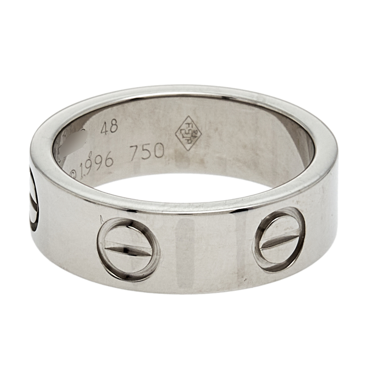 

Cartier Love 18K White Gold Ring EU