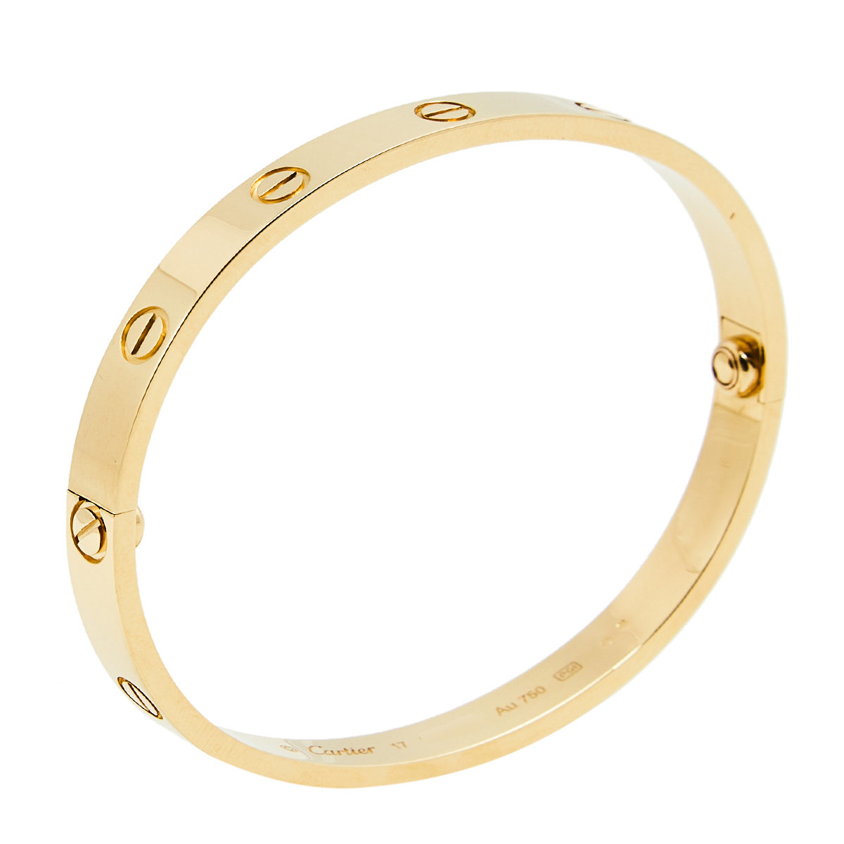 

Cartier Love 18k Yellow Gold Bracelet 17