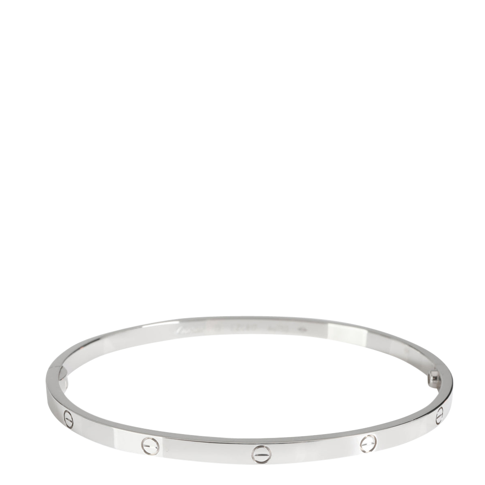 

Cartier 18k White Gold Love Bracelet