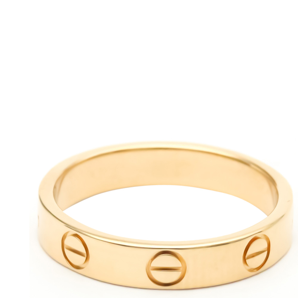 

Cartier Love 18K Rose Gold Ring Size EU