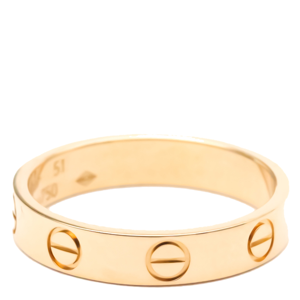 

Cartier Love 18K Rose Gold Ring EU
