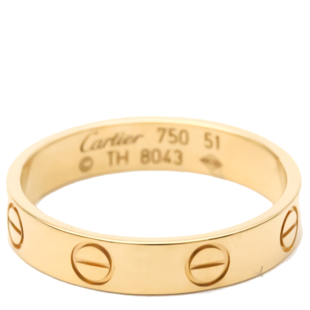 

Cartier Love 18K Rose Gold Ring EU