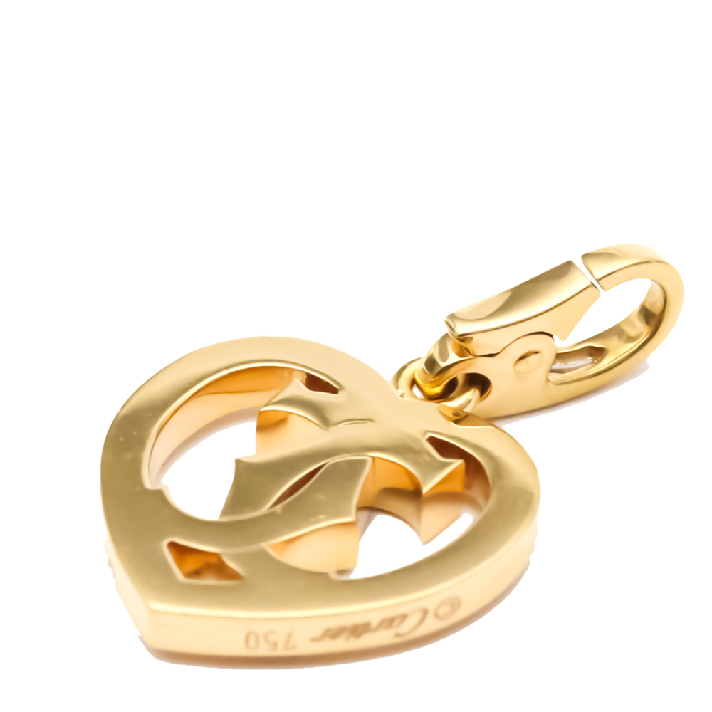 

Cartier Double C Heart 18K Rose Gold Charms and Pendants