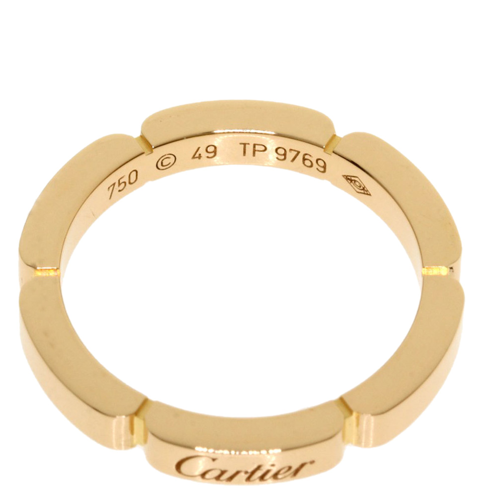

Cartier Maillon Panthere 18K Rose Gold Ring Size EU