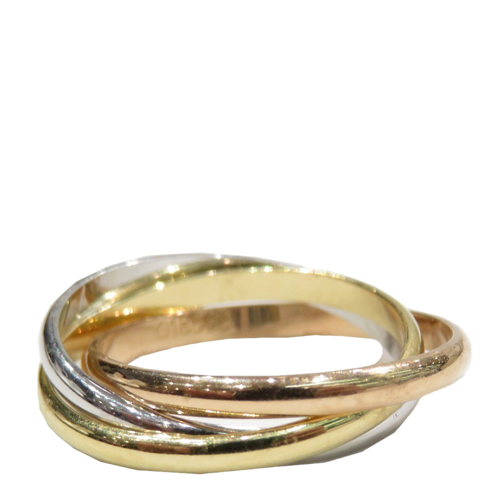 

Cartier Trinity 18K Yellow, Rose, White Gold Ring Size EU