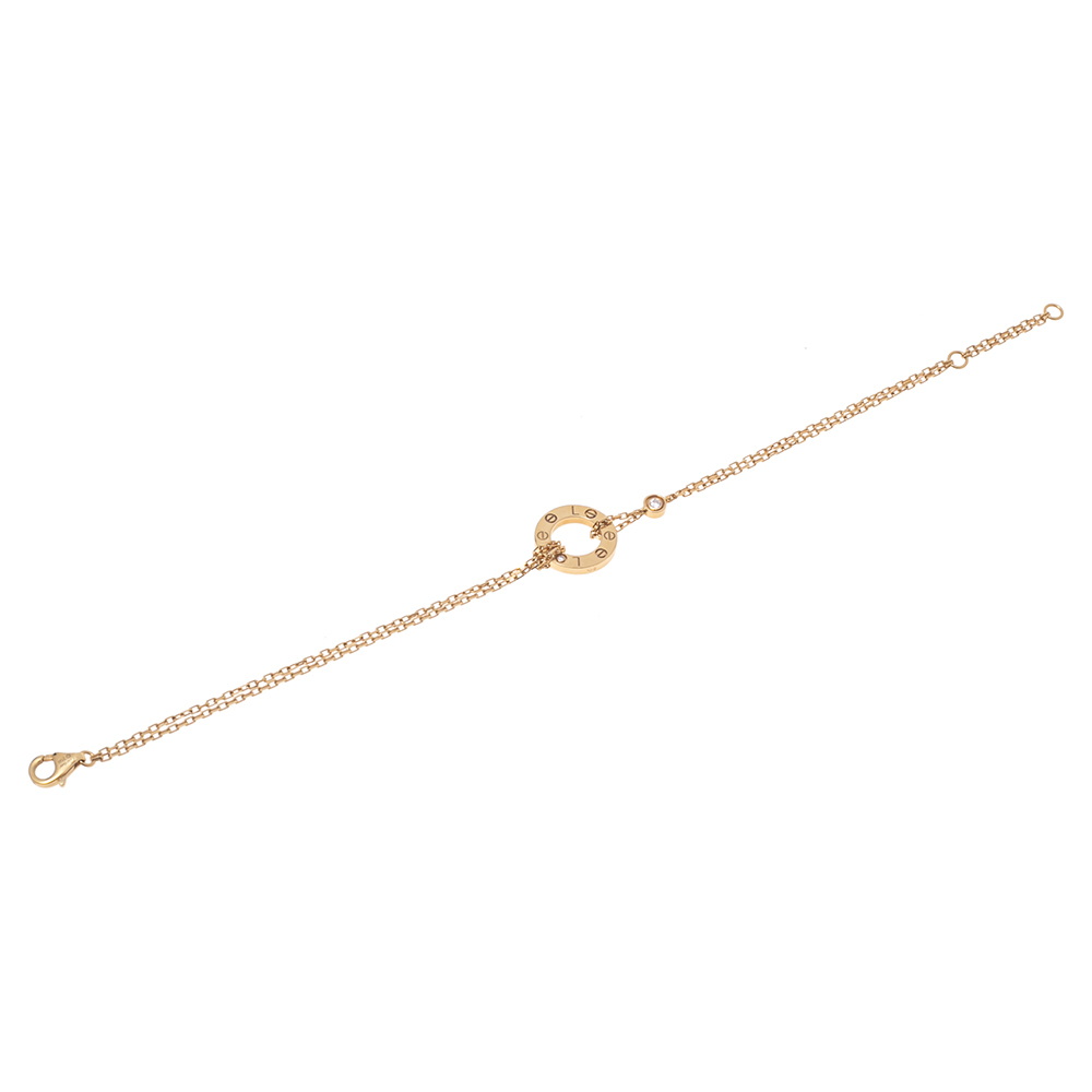 

Cartier Love Diamond 18k Yellow Gold Bracelet