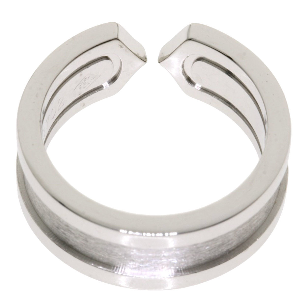 

Cartier Double C 18K White Gold Ring EU