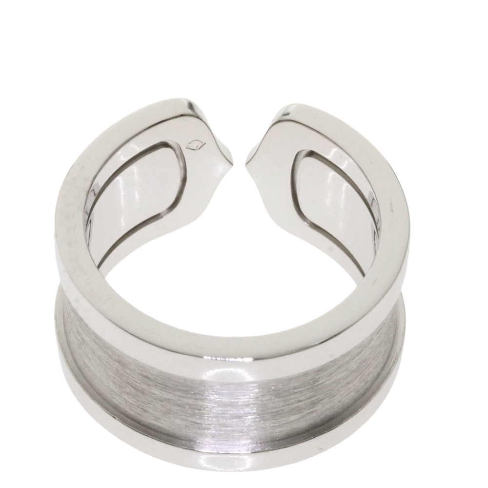 

Cartier Double C 18K White Gold Ring EU