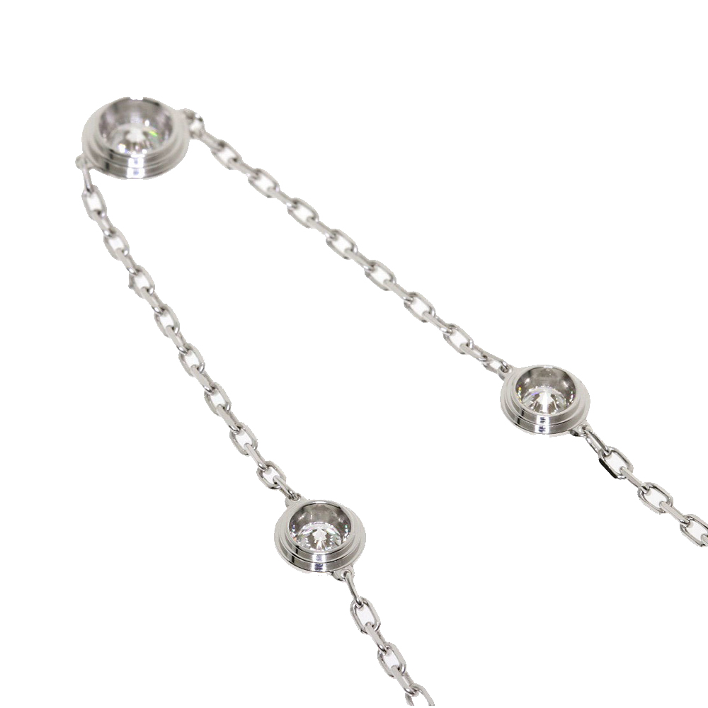 

Cartier Diamants Legers De Cartier 18K White Gold Diamond Necklace