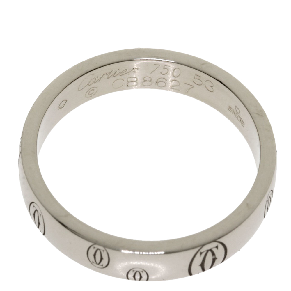 

Cartier Happy Birthday 18K White Gold Ring EU