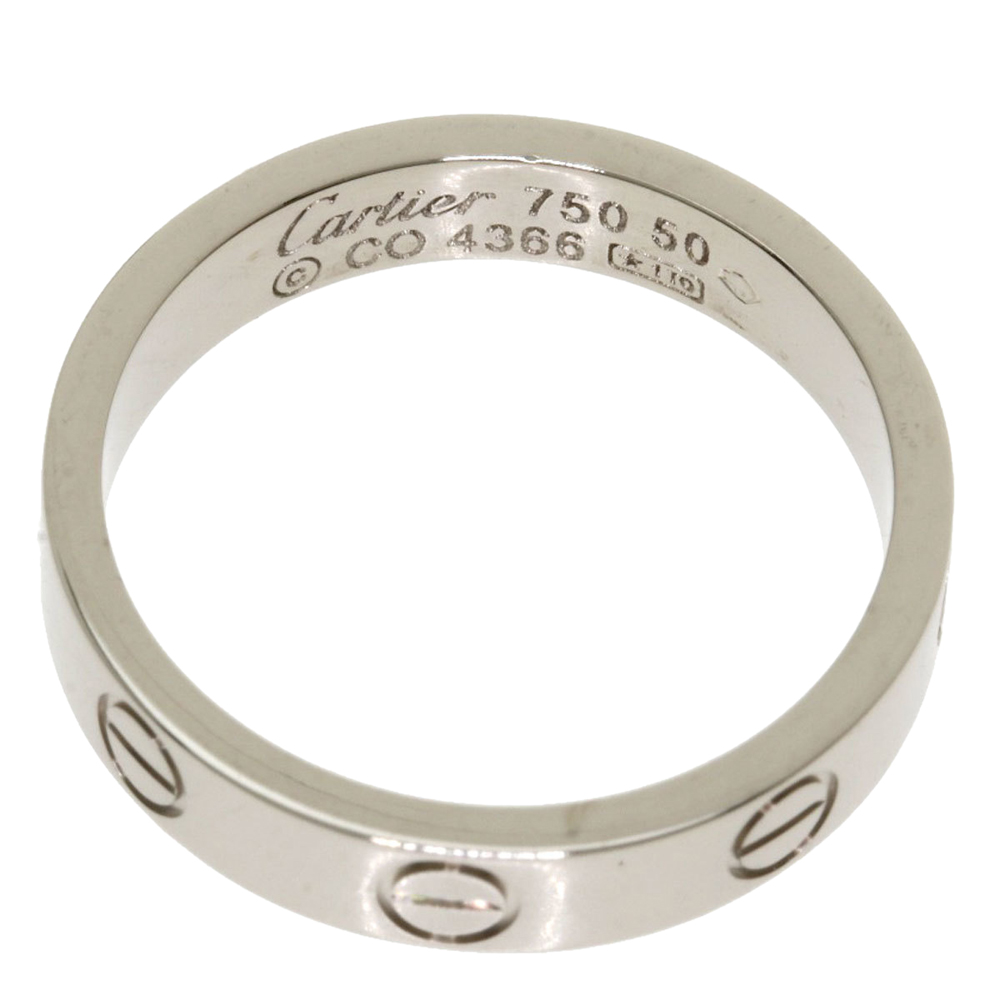 

Cartier Love 18K White Gold Ring EU