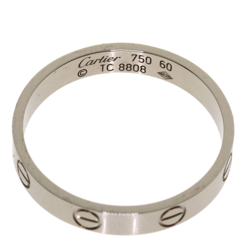 

Cartier Love 18K White Gold Ring EU